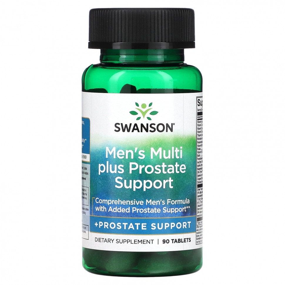   Swanson, Men's Multi Plus Prostate Support, 90    -     , -,   