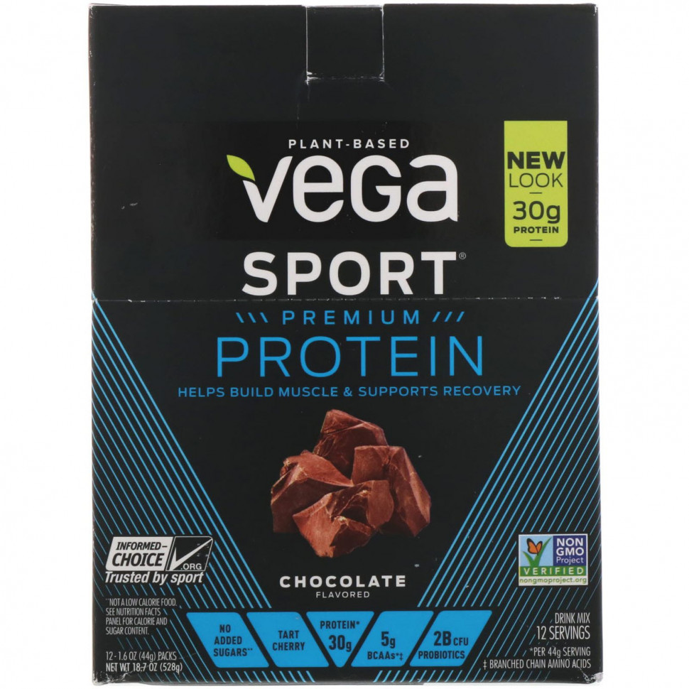   Vega, Sport Protein, ,  , 12 , 44  (1,6 )    -     , -  