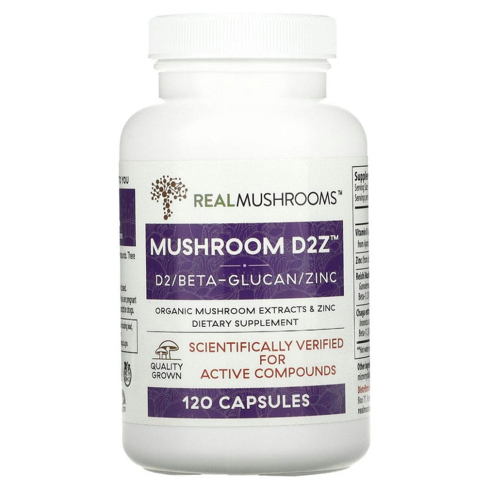   Real Mushrooms, Mushroom D2Z, D2 / - / , 120    -     , -,   