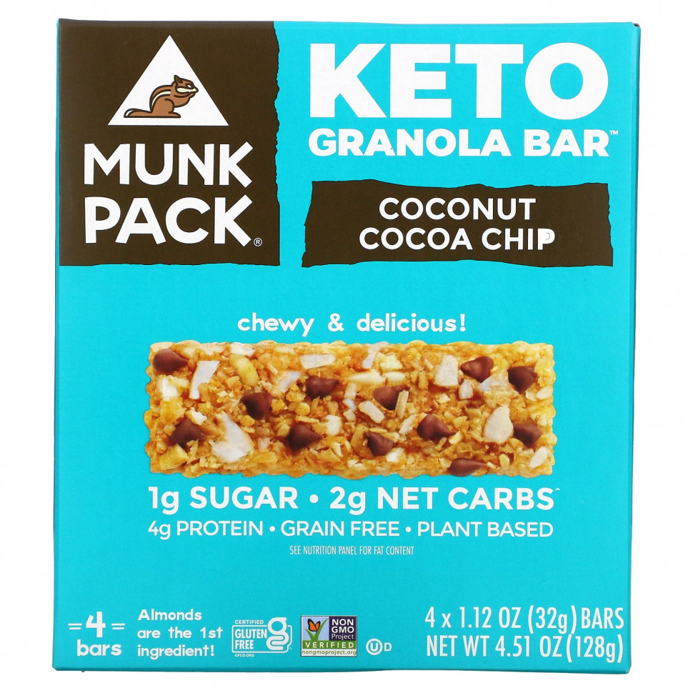   Munk Pack, Keto Granola,   -, 4 , 32  (1,12 )   -     , -  