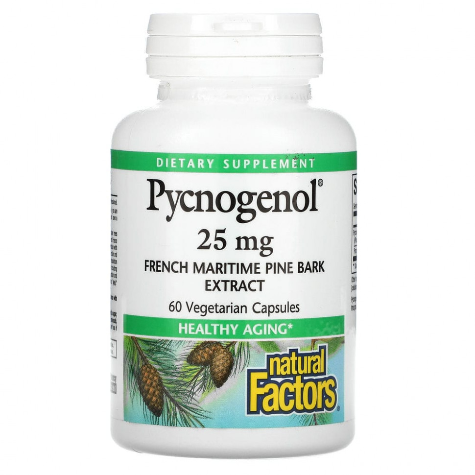   Natural Factors, Pycnogenol, 25 , 60     -     , -,   