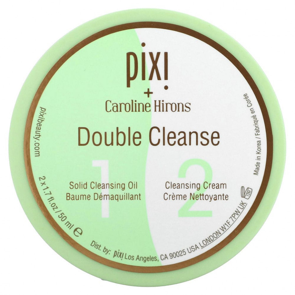   Pixi Beauty, Double Cleanse 2-in-1, 1.69 fl oz (50 ml) Each   -     , -,   