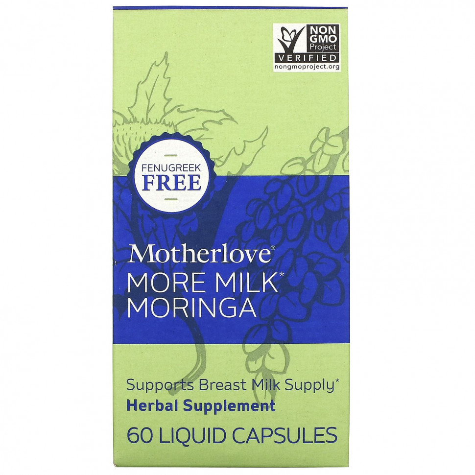   Motherlove, More Milk Moringa, 60     -     , -  