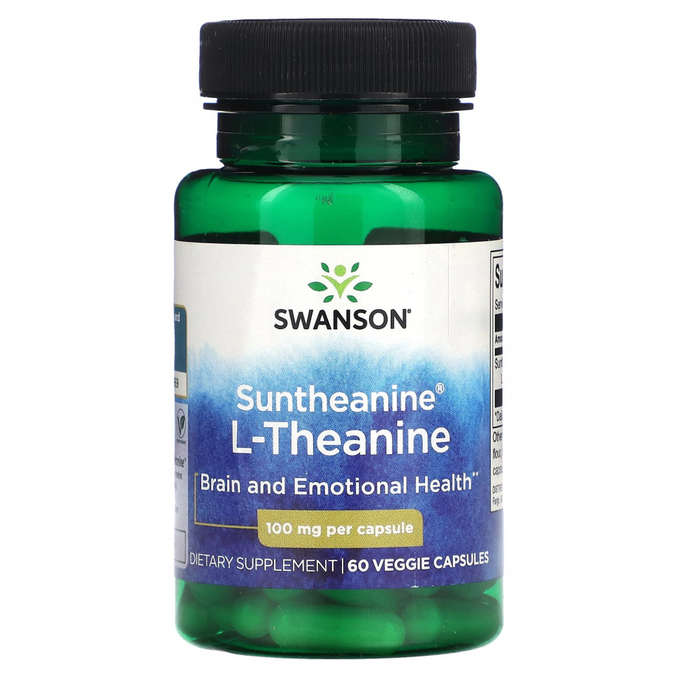   Swanson, Suntheanine, L-, 100 , 60     -     , -  