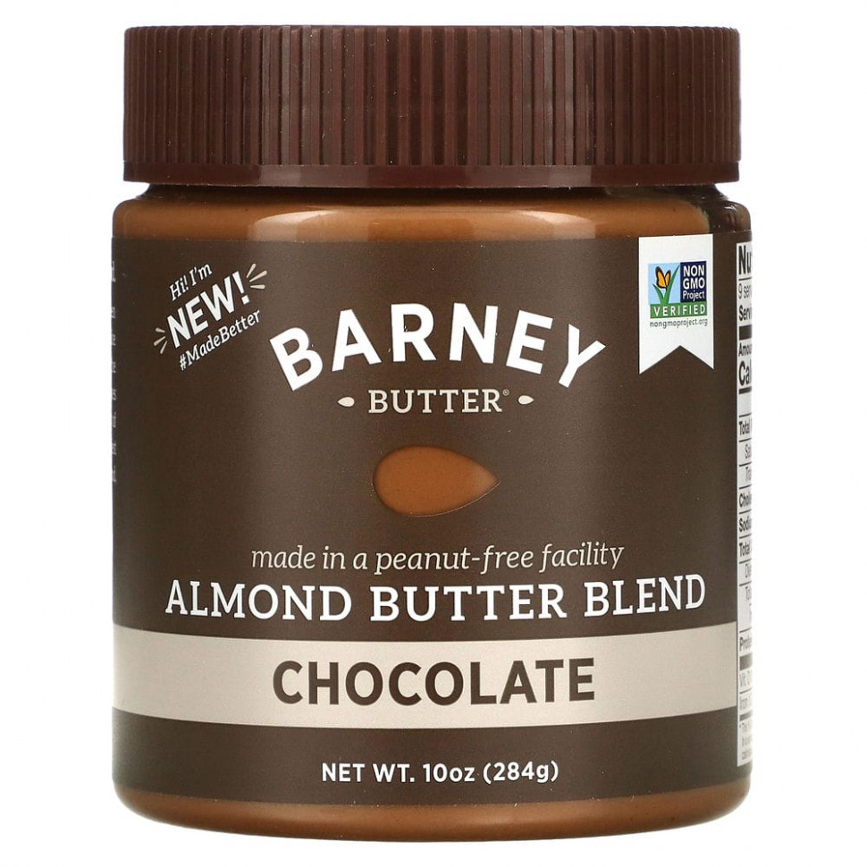  Barney Butter, Barney Butter, Almond Butter Blend, Chocolate, 10 oz (284 g)  IHerb ()