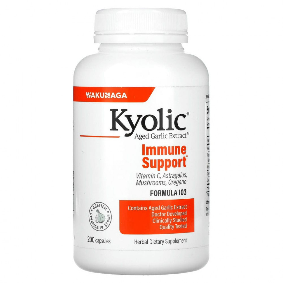   Kyolic, Aged Garlic Extract,   ,  ,  103, 200    -     , -  