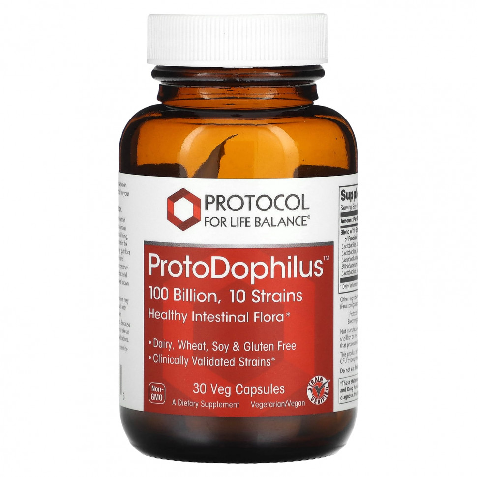   Protocol for Life Balance, ProtoDophilus, 100 , 30     -     , -  