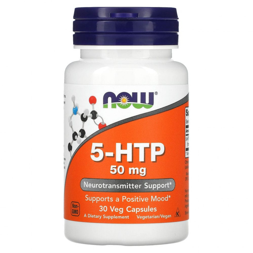  NOW Foods, 5- (5-HTP), 50 , 30    IHerb ()