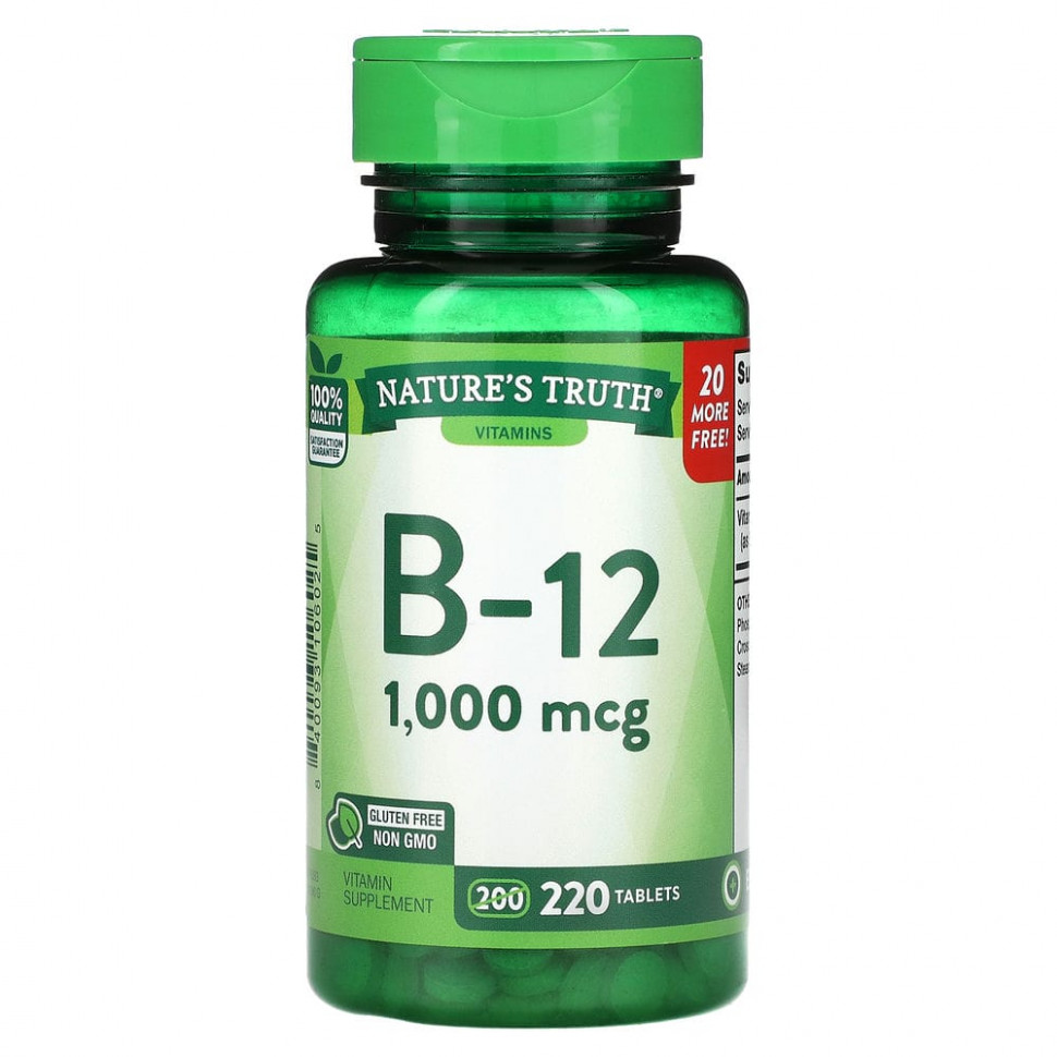   Nature's Truth,  B-12, 1000 , 220    -     , -  