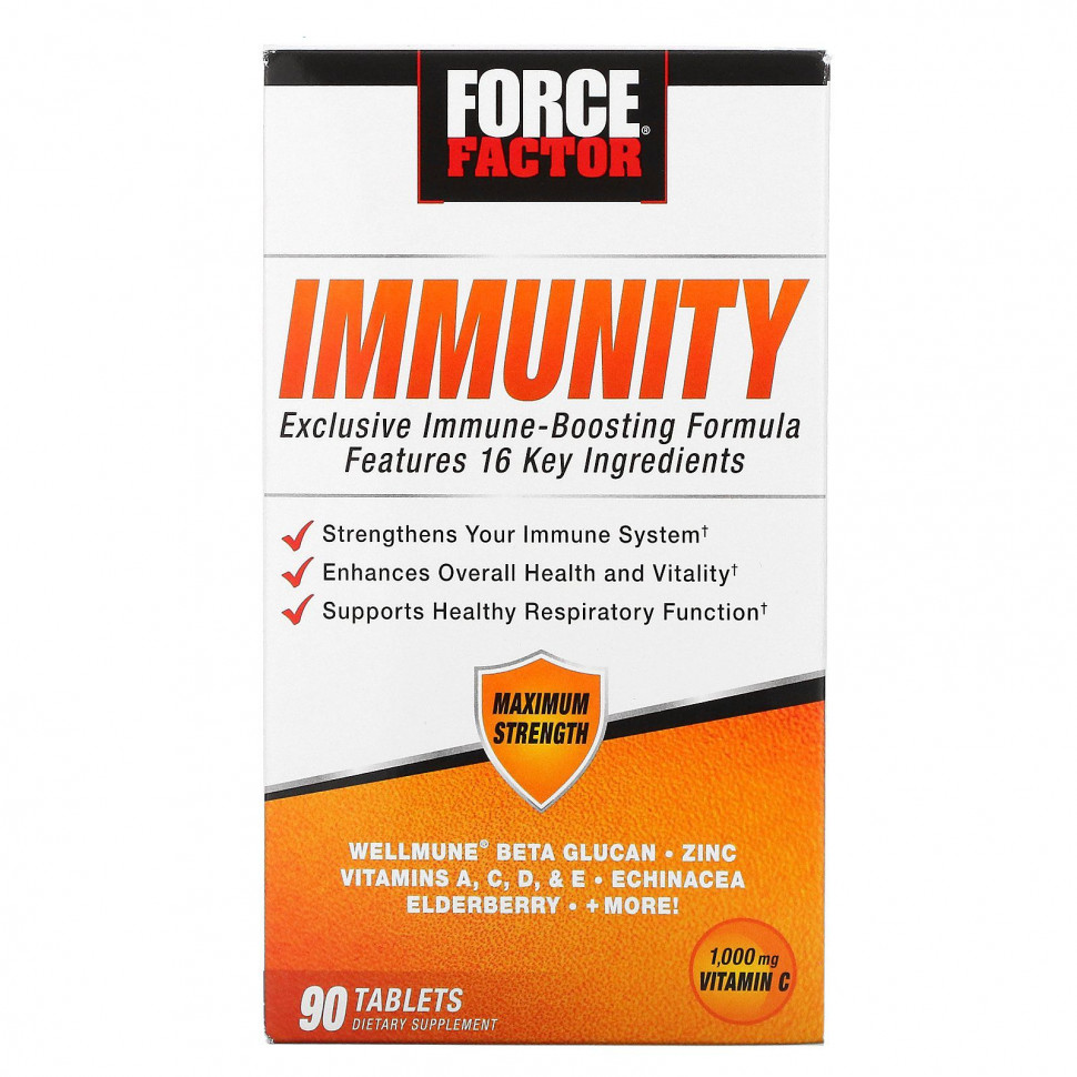   Force Factor, Immunity,    , 1000 , 90    -     , -,   