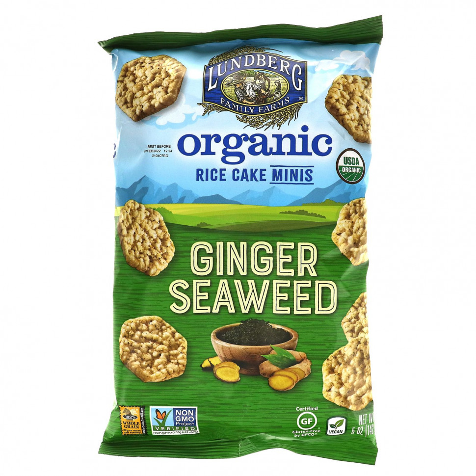   Lundberg, Organic Rice Cake Minis,    , 142  (5 )   -     , -  