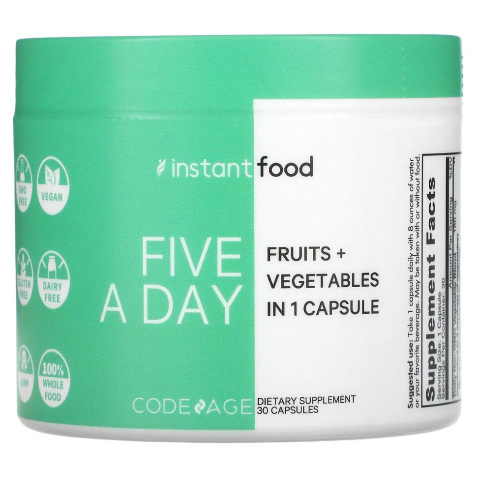   Codeage, Five A Day,     1 , 30    -     , -  