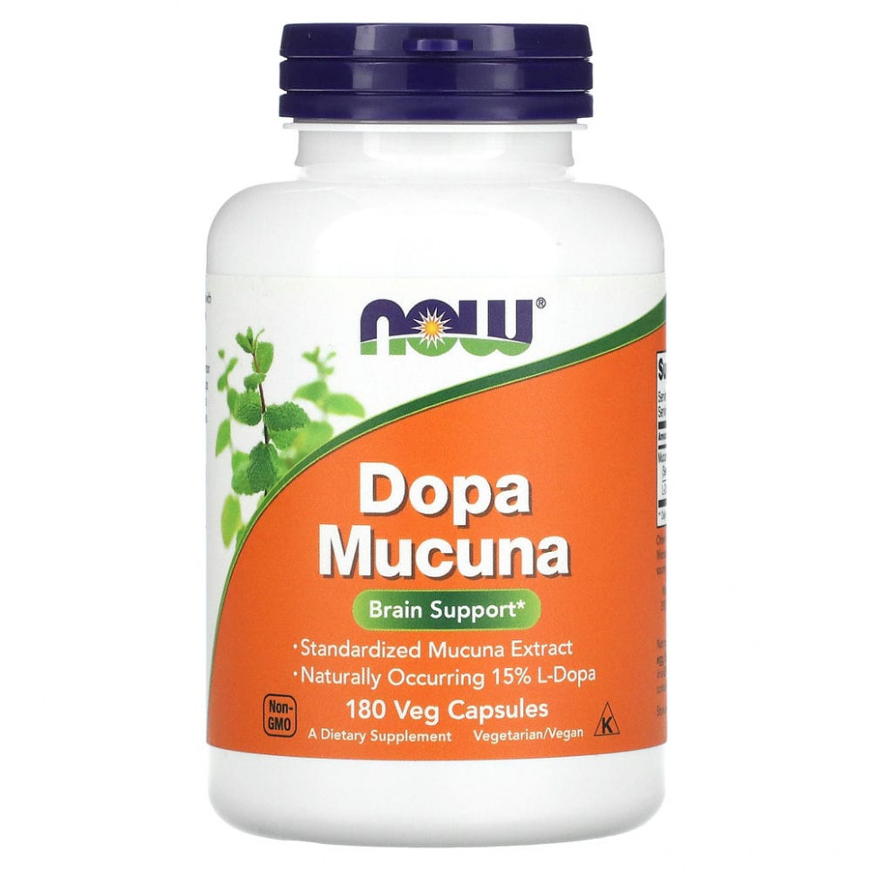   NOW Foods, Dopa Mucuna, 180     -     , -  