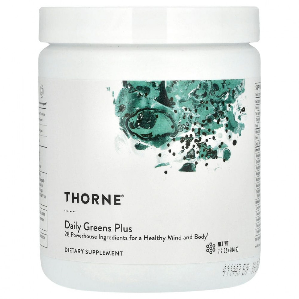   Thorne Research, Daily Greens Plus,    , 189  (6,7 )   -     , -  