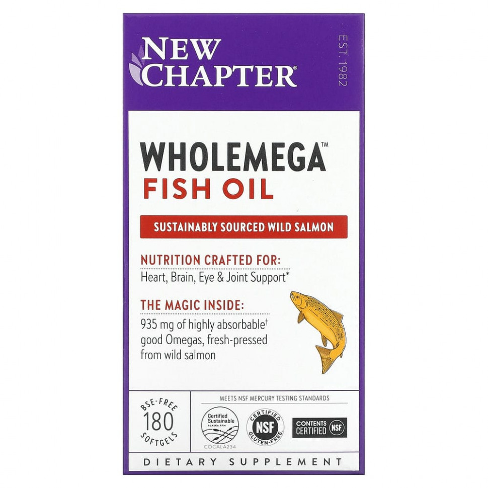   New Chapter,   Wholemega, 180     -     , -,   