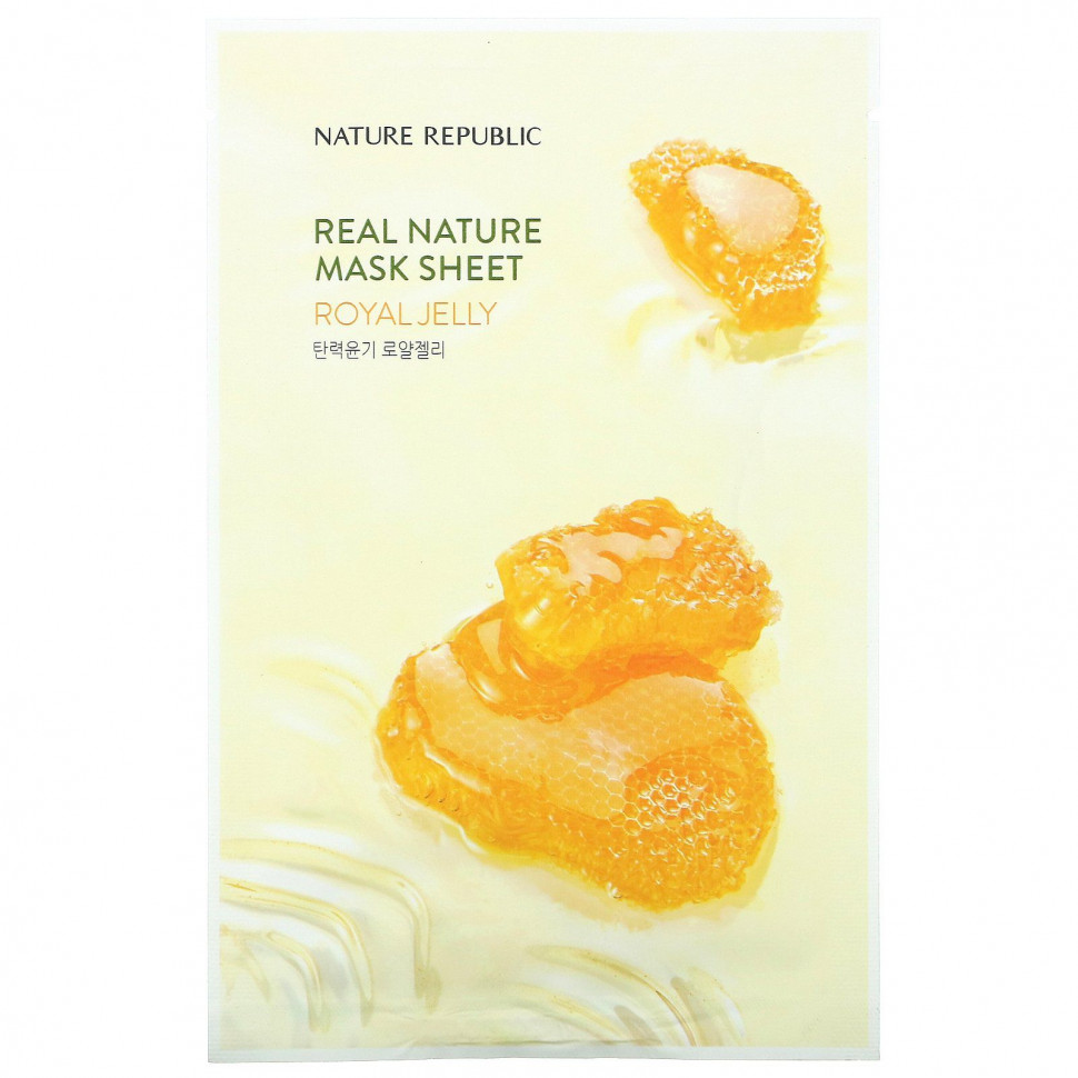   Nature Republic, Real Nature Beauty Mask Sheet,  , 1 ., 23  (0,77 . )   -     , -  