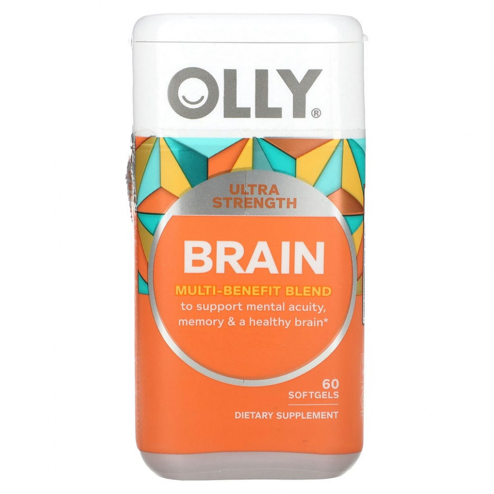   OLLY, Ultra Strength Brain, 60     -     , -  