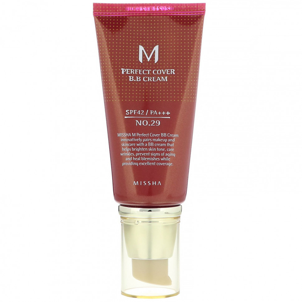   Missha, M Perfect Cover, BB-, SPF 42 PA+++,  29  , 50  (1,7 )   -     , -  