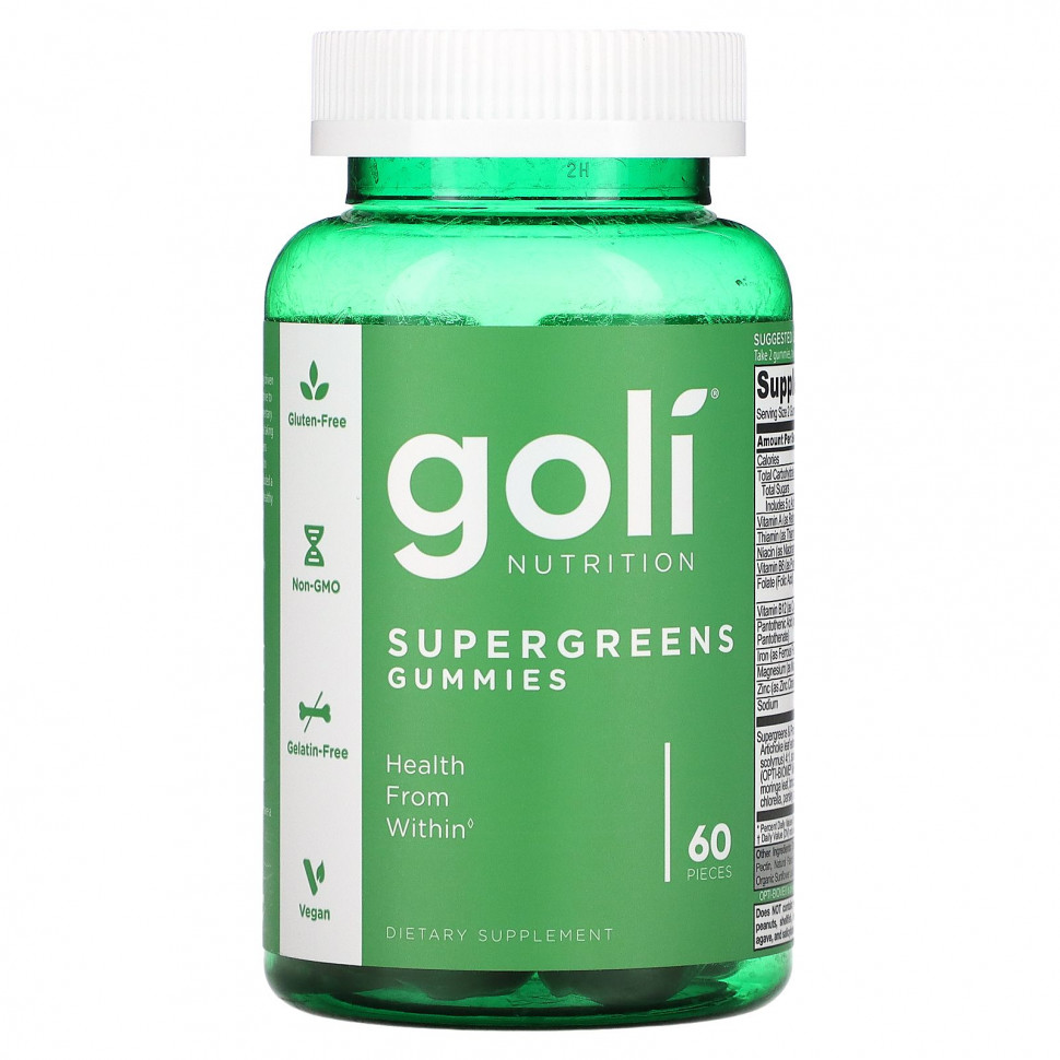   Goli Nutrition,   Supergreens, 60 .   -     , -,   