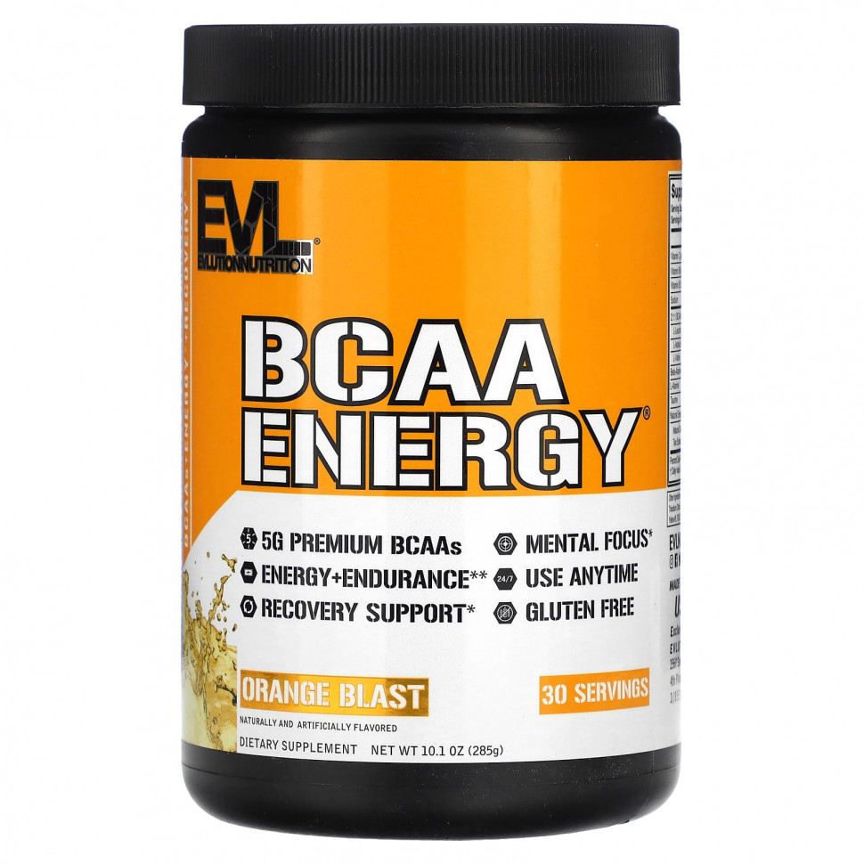   EVLution Nutrition, BCAA ENERGY,  , 285  (10,1 )   -     , -  