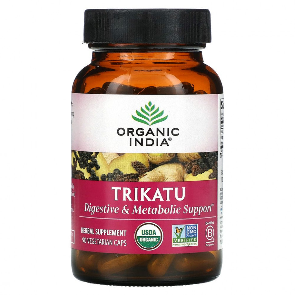   Organic India, Trikatu, 90     -     , -,   