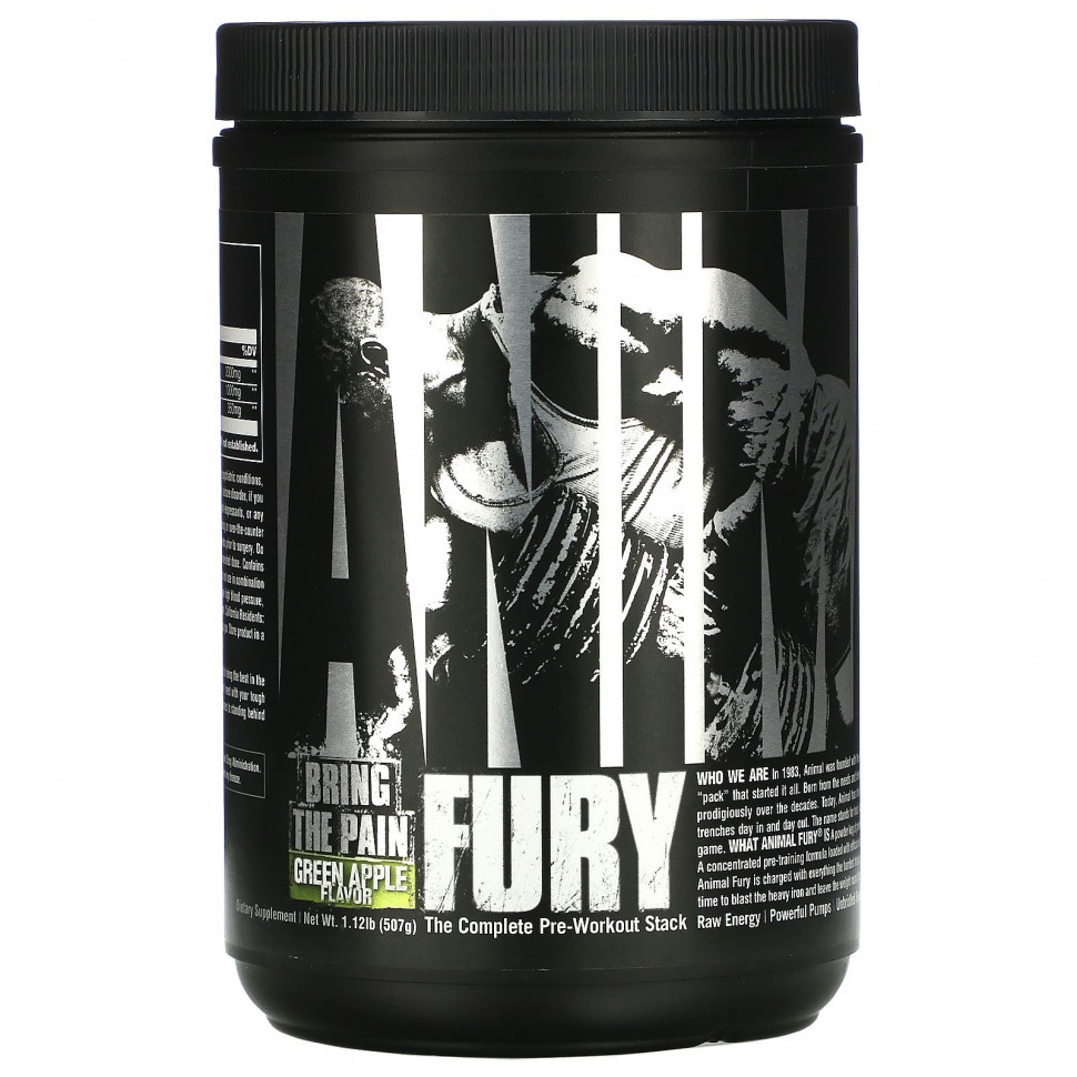   Universal Nutrition, Animal Fury,  , 495,9    -     , -  