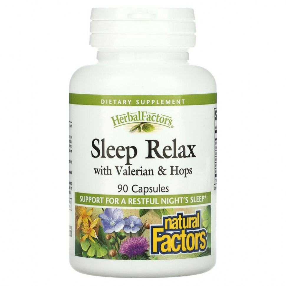   Natural Factors, Sleep Relax,    , 90    -     , -,   
