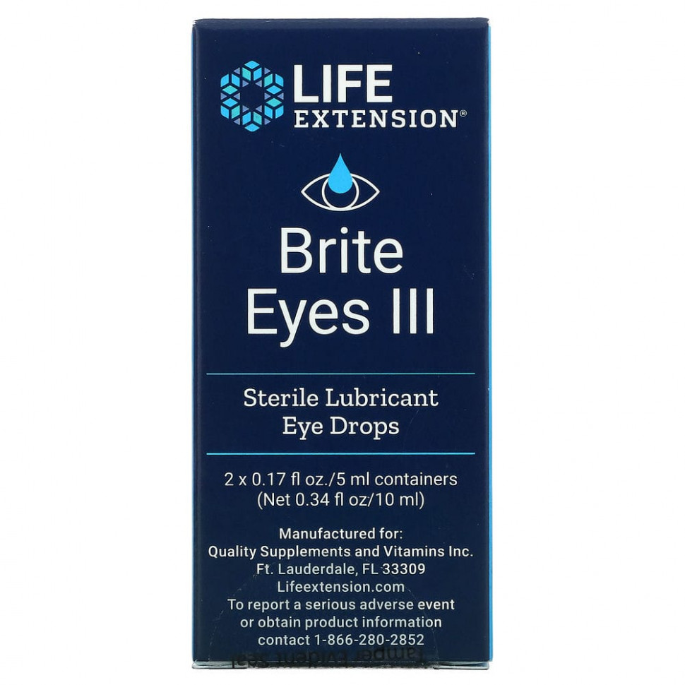  Life Extension, Brite Eyes III,  , 2 , 5  (0,17 . )    -     , -,   