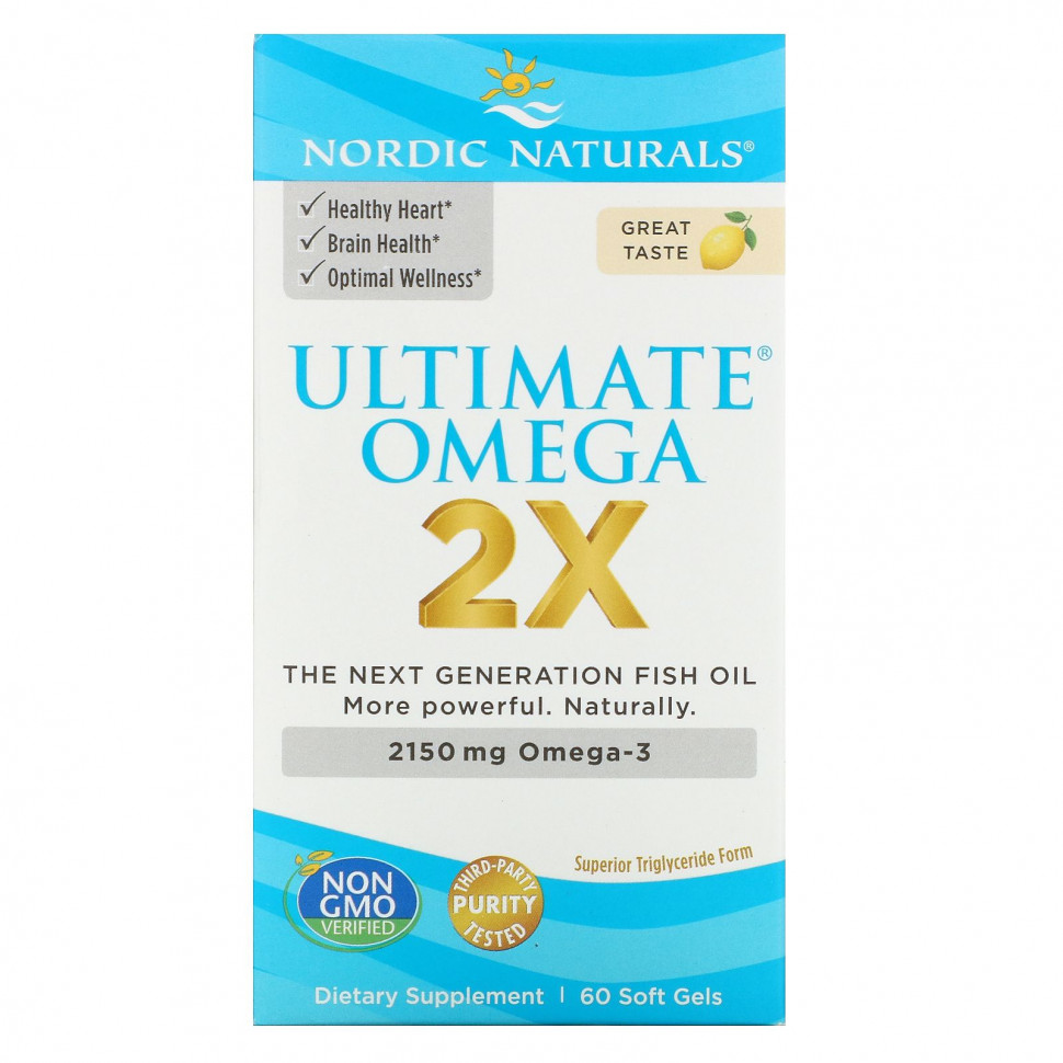   Nordic Naturals, Ultimate Omega 2X,   , 1075 , 60    -     , -  