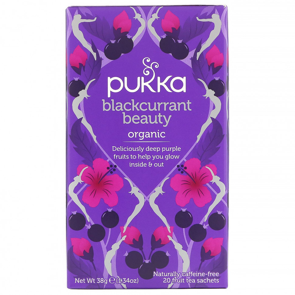   Pukka Herbs, Blackcurrant Beauty,     ,  , 20    , 38  (1,34 )   -     , -  