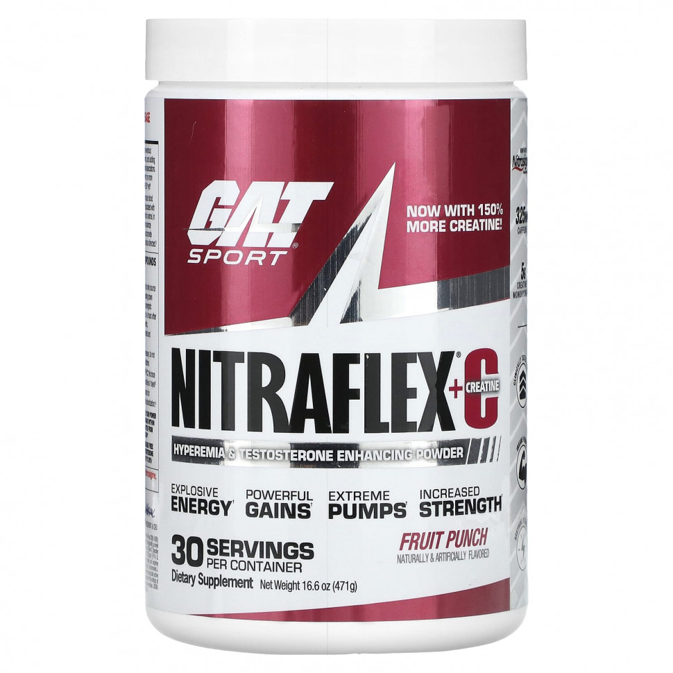   GAT, NITRAFLEX + Creatine,  , 471  (16,6 )   -     , -  