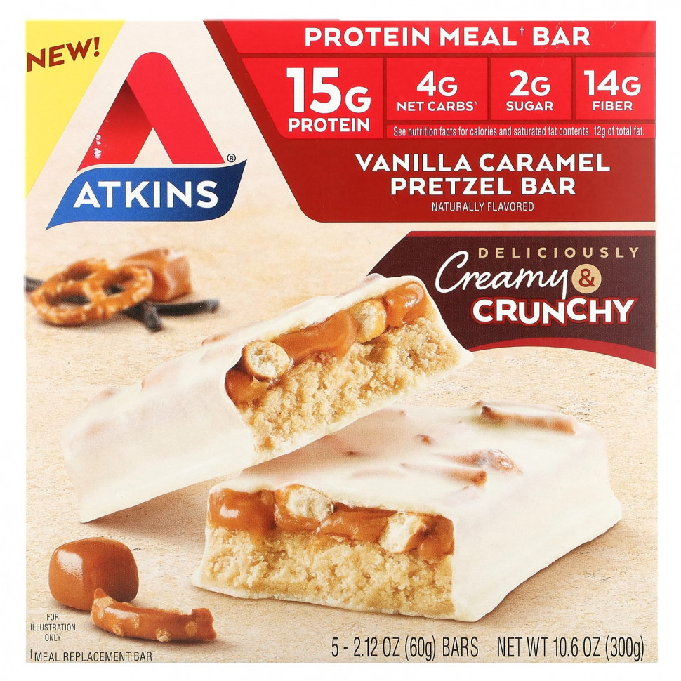   Atkins, Protein Meal Meal,     , 5 , 60  (2,12 )   -     , -  