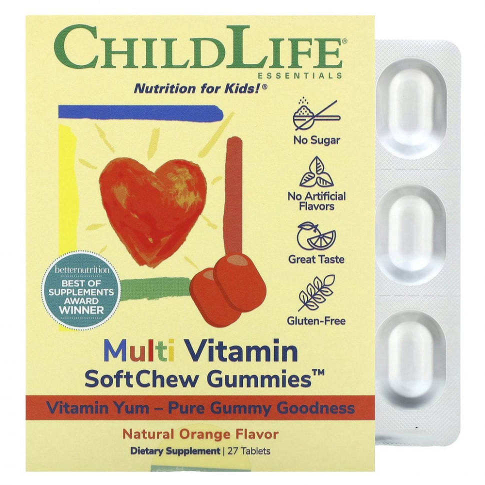   ChildLife, Multi Vitamin SoftMelts    , 27    -     , -  