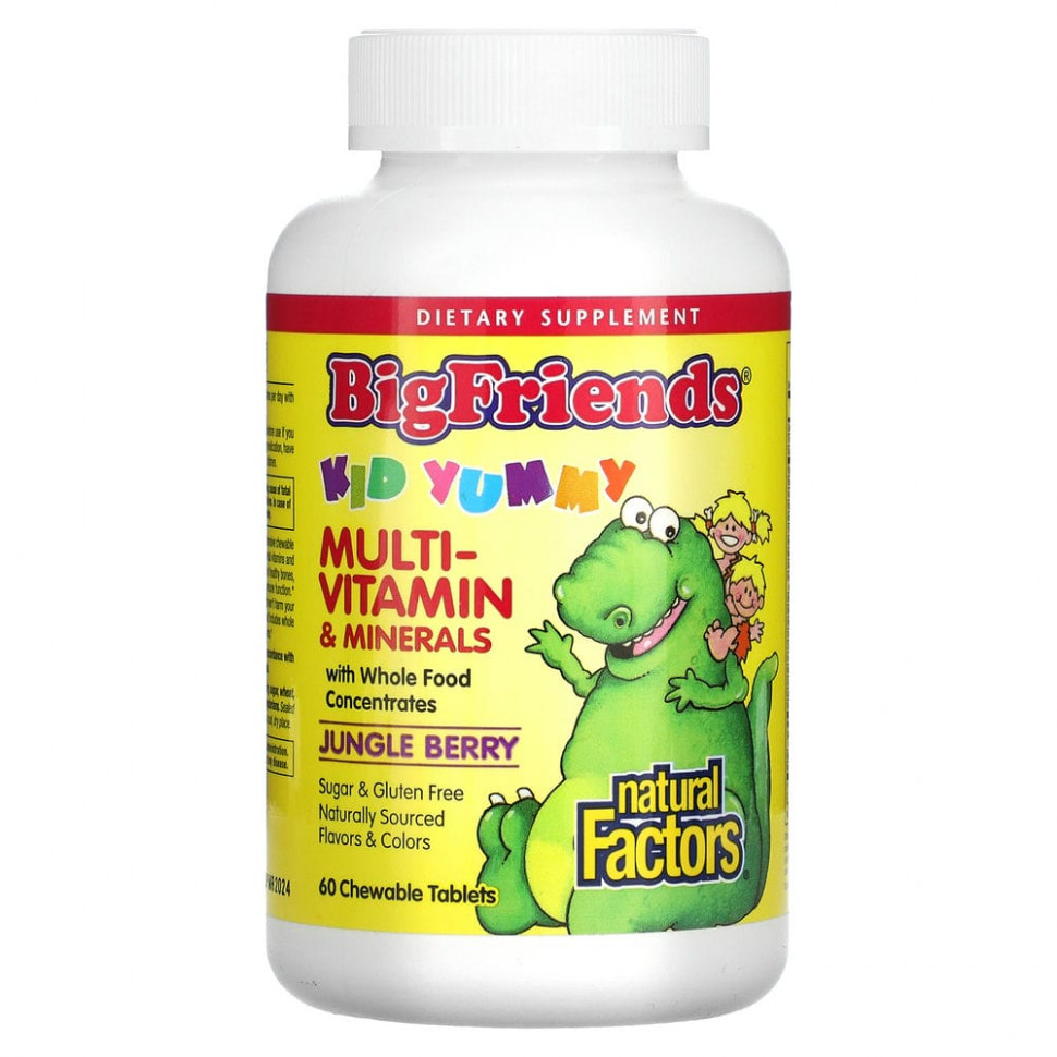   Natural Factors, Big Friends,    ,   , 60     -     , -  