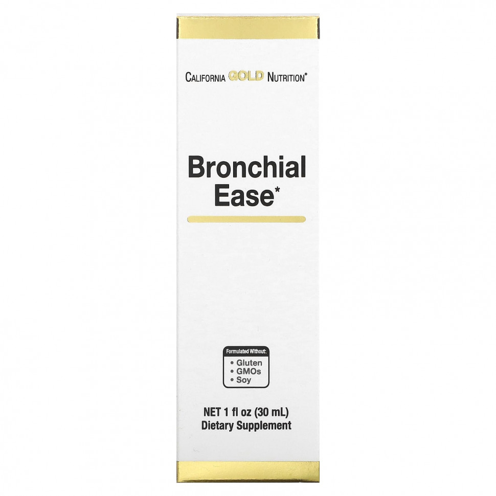   California Gold Nutrition, Bronchial Ease, 30  (1 . )   -     , -  