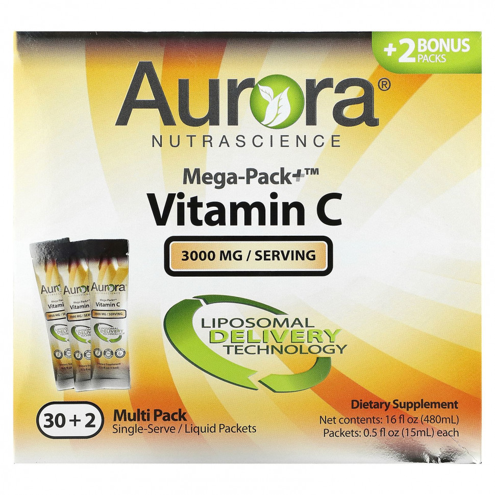   Aurora Nutrascience, Mega-Pack +  C, 3000 , 32   15  (0,5 . )   -     , -  