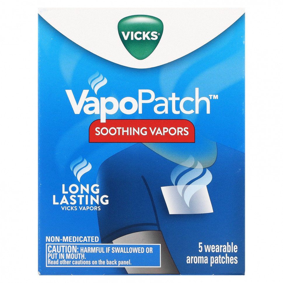   Vicks, VapoPatch, Soothing Vapors, 5        -     , -  