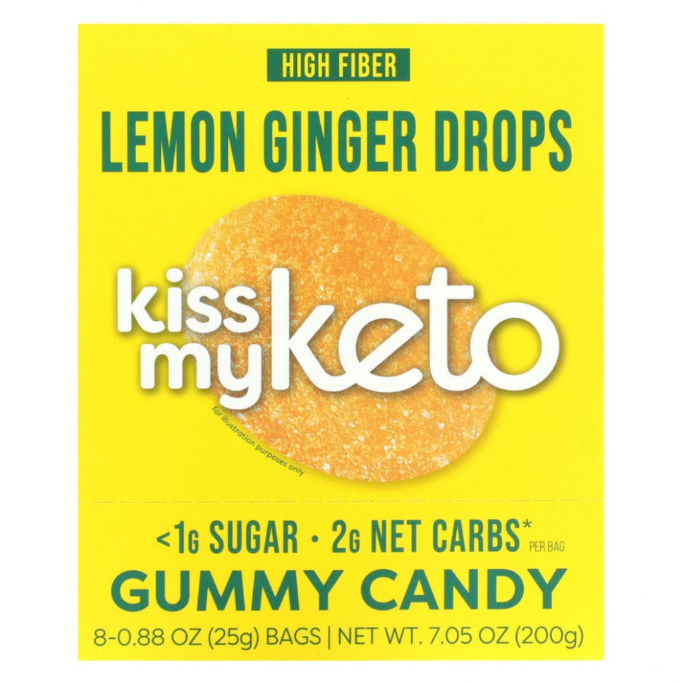   Kiss My Keto, Gummy Candy, - , 8   25  (0,88 )   -     , -  