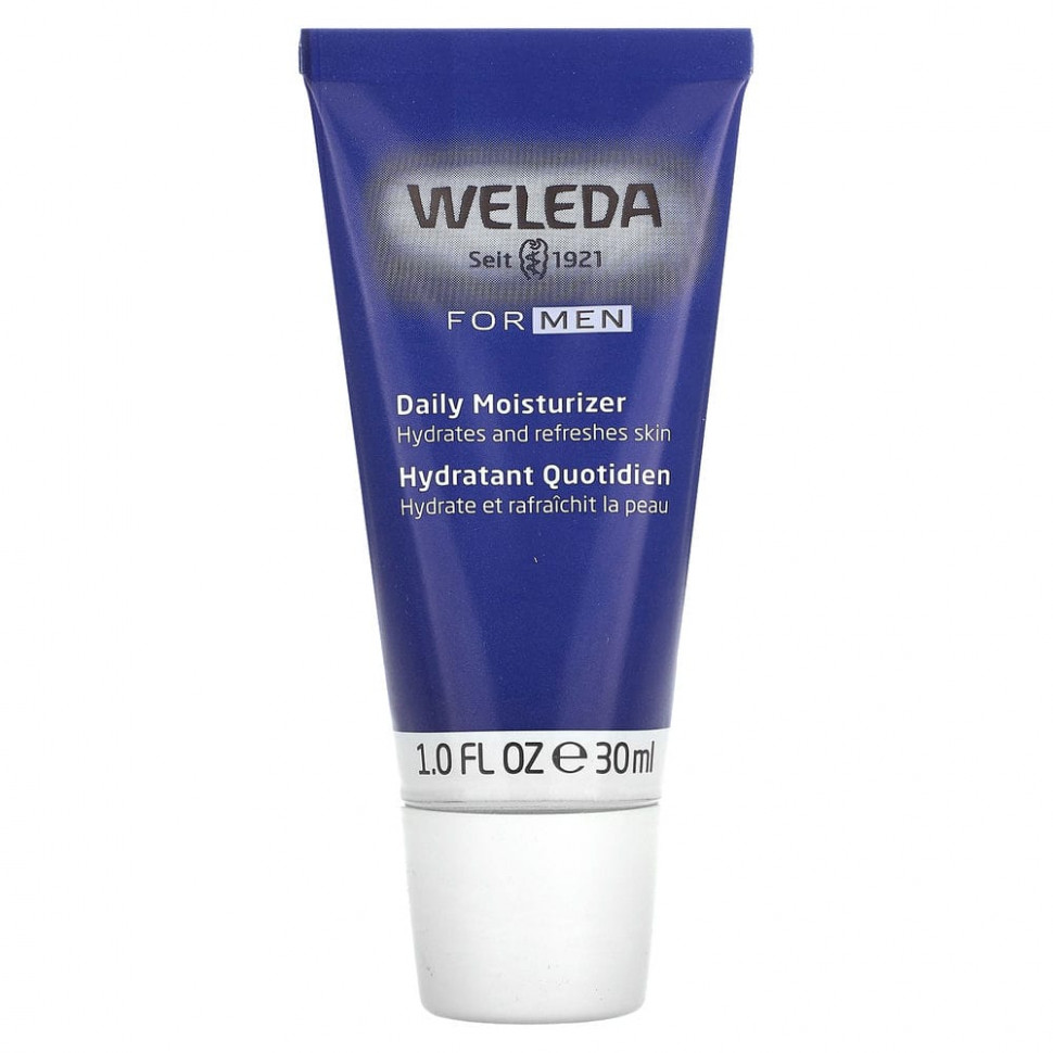   Weleda, Daily Moisturizer For Men, 1 fl oz (30 ml)   -     , -  