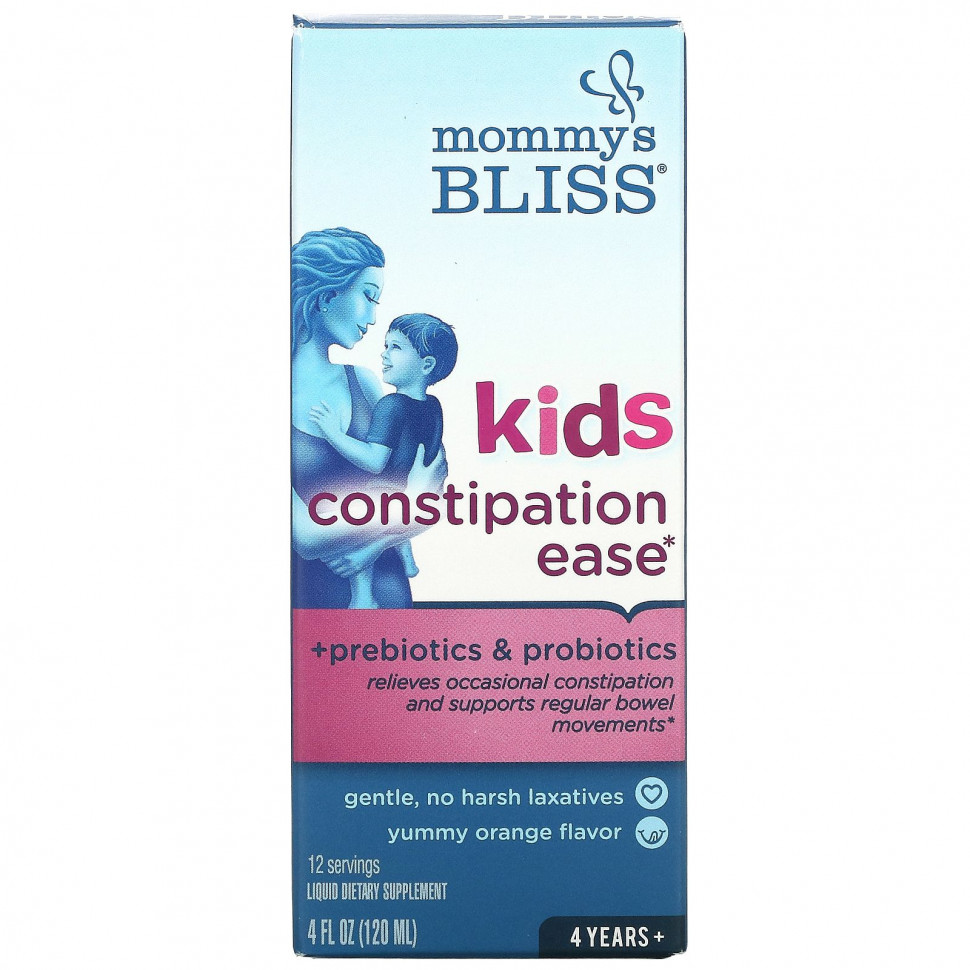   Mommy's Bliss, Kids Constipation Ease,      ,  4 , , 120  (4 . )   -     , -,   