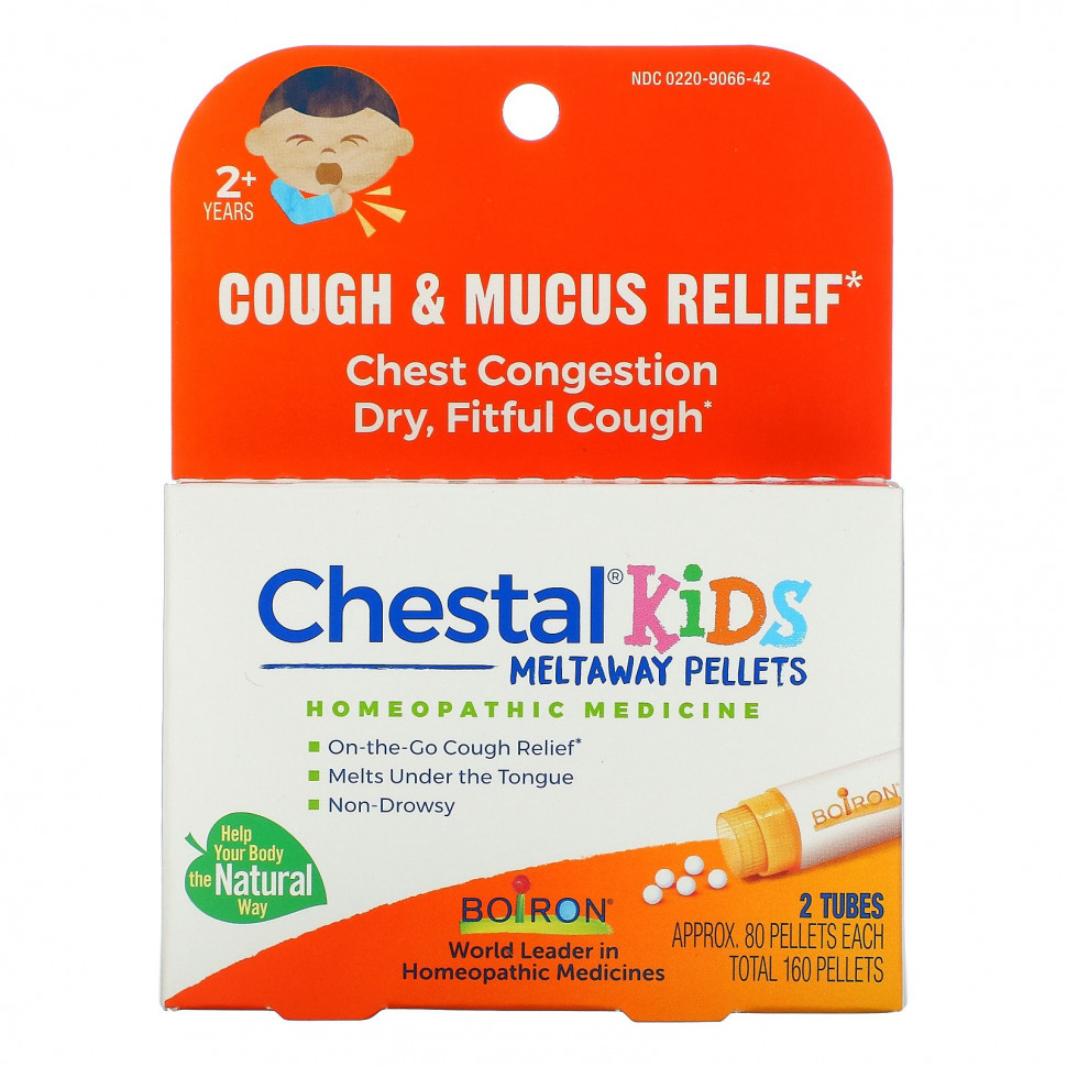   Boiron, Chestal Kids Meltaway Pellets,     ,  2 , 2 , . 80     -     , -  