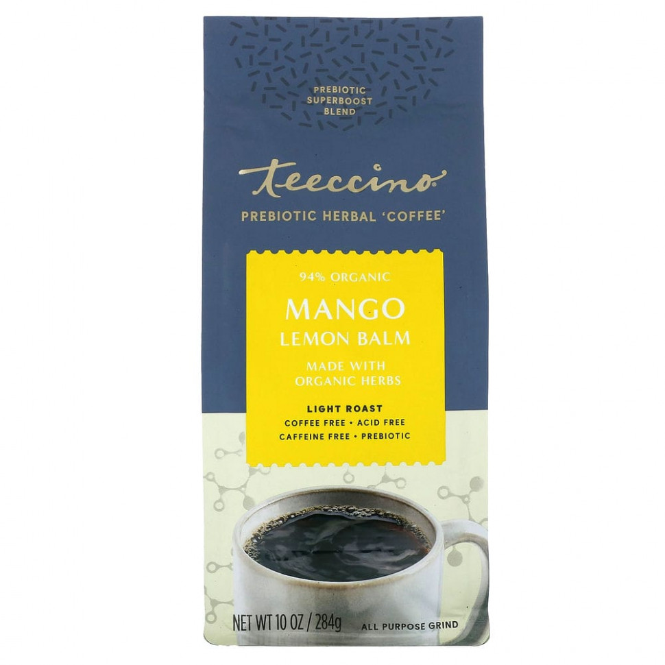   Teeccino, Prebiotic Herbal Coffee,     ,  ,  , 284  (10 )   -     , -,   