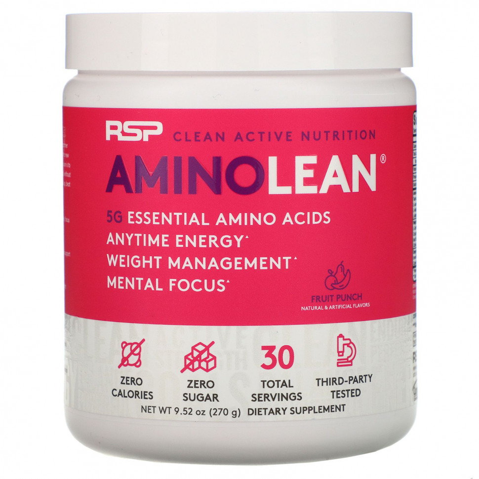   RSP Nutrition, AminoLean,     ,  , 270  (9,52 )   -     , -  