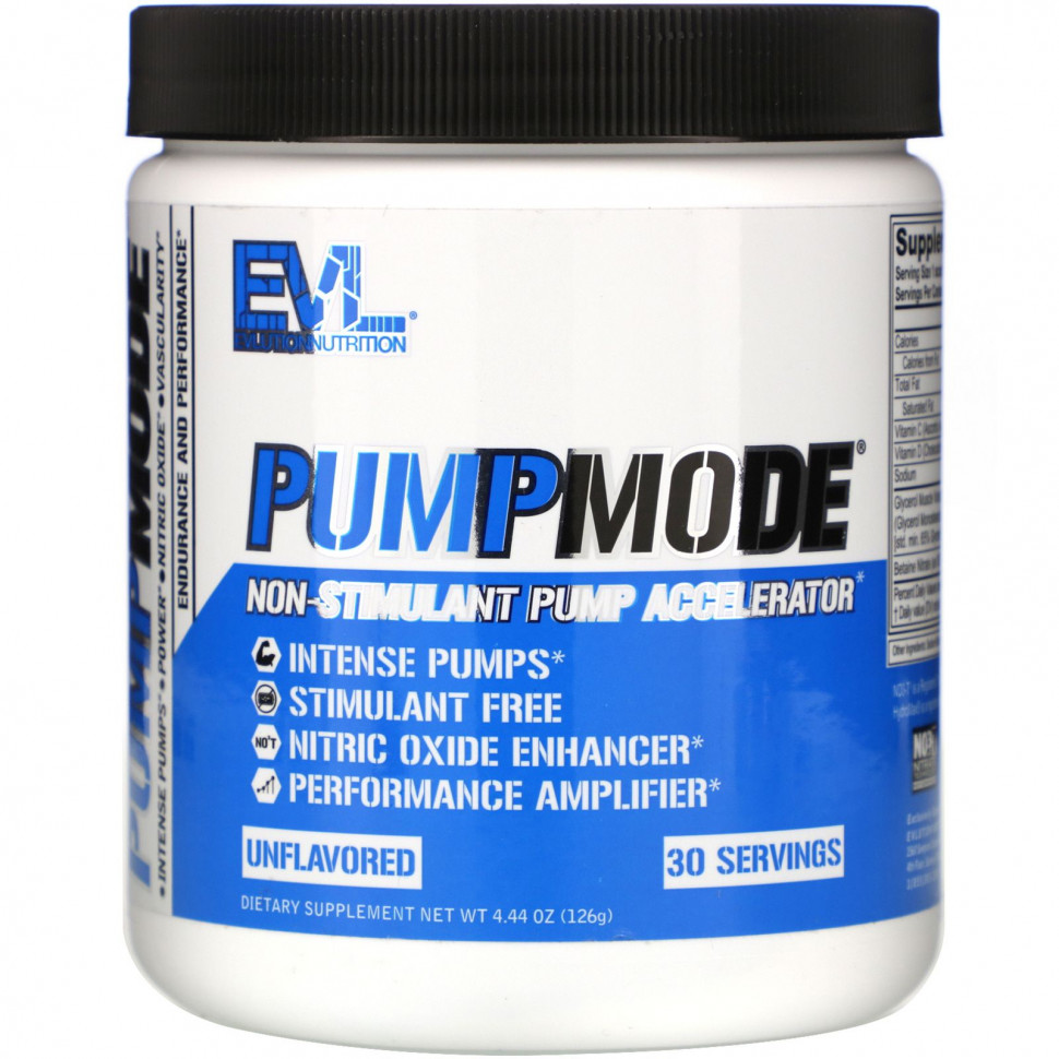   EVLution Nutrition, PumpMode,   , 4,44  (126 )   -     , -  