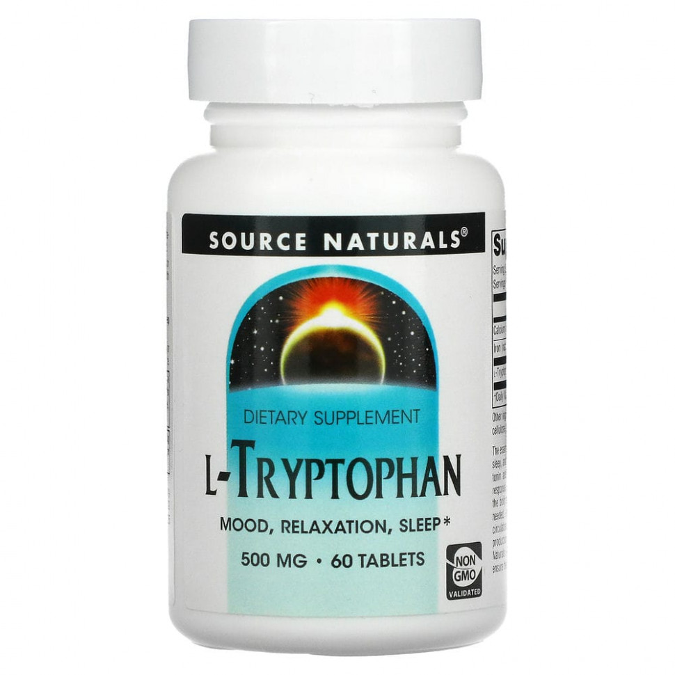   Source Naturals, L-, 500 , 60    -     , -,   