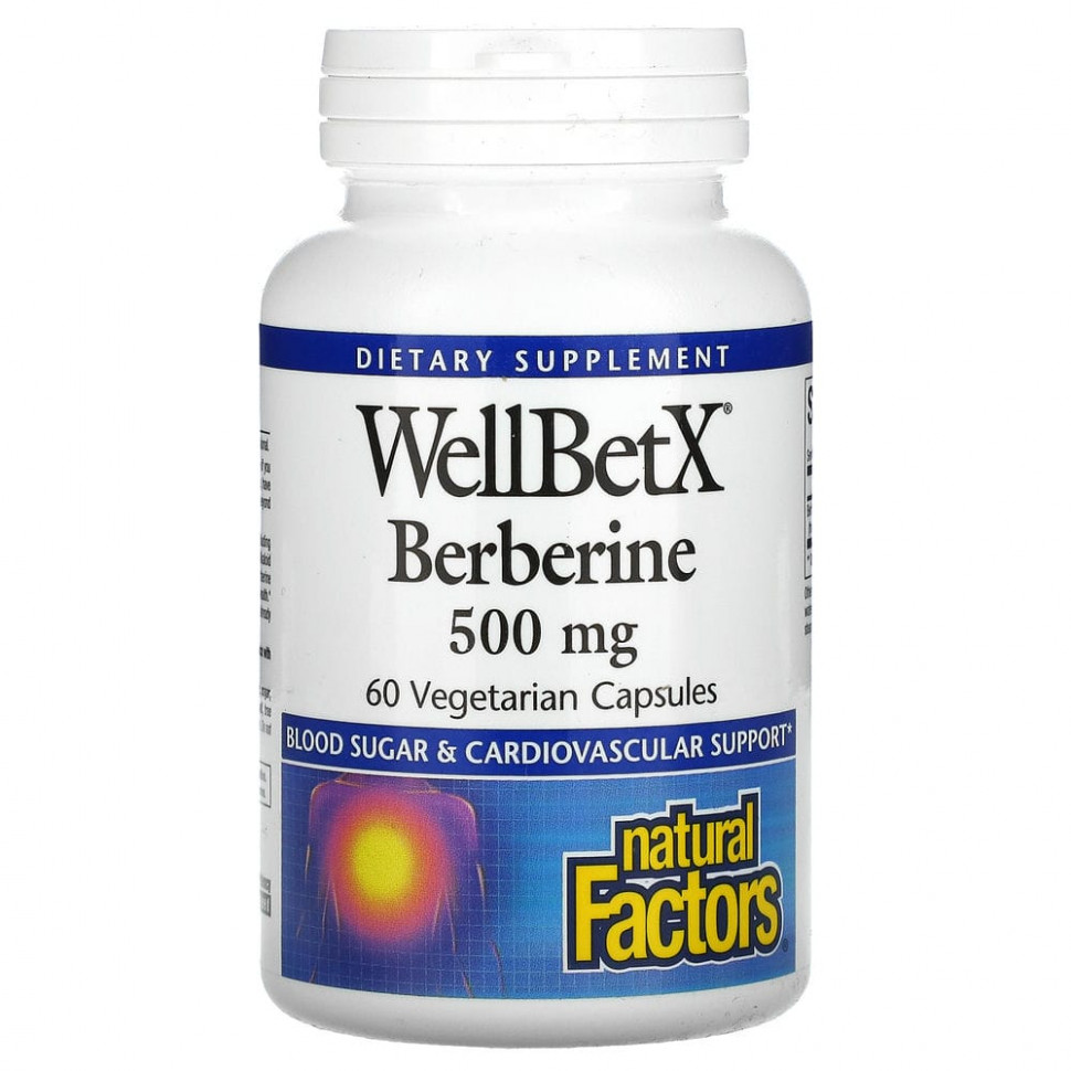  Natural Factors, WellBetX, , 500 , 60    IHerb ()