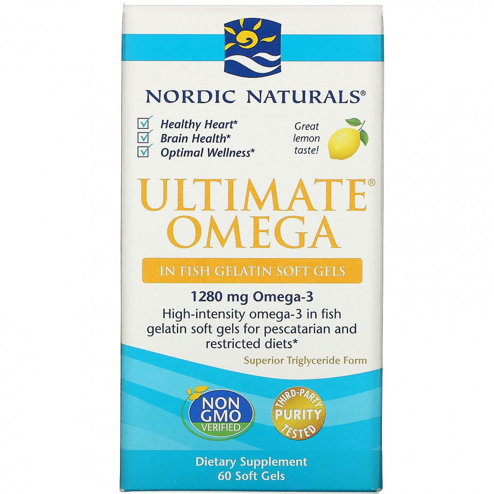   Nordic Naturals, Ultimate Omega,   , 640 , 60    -     , -  