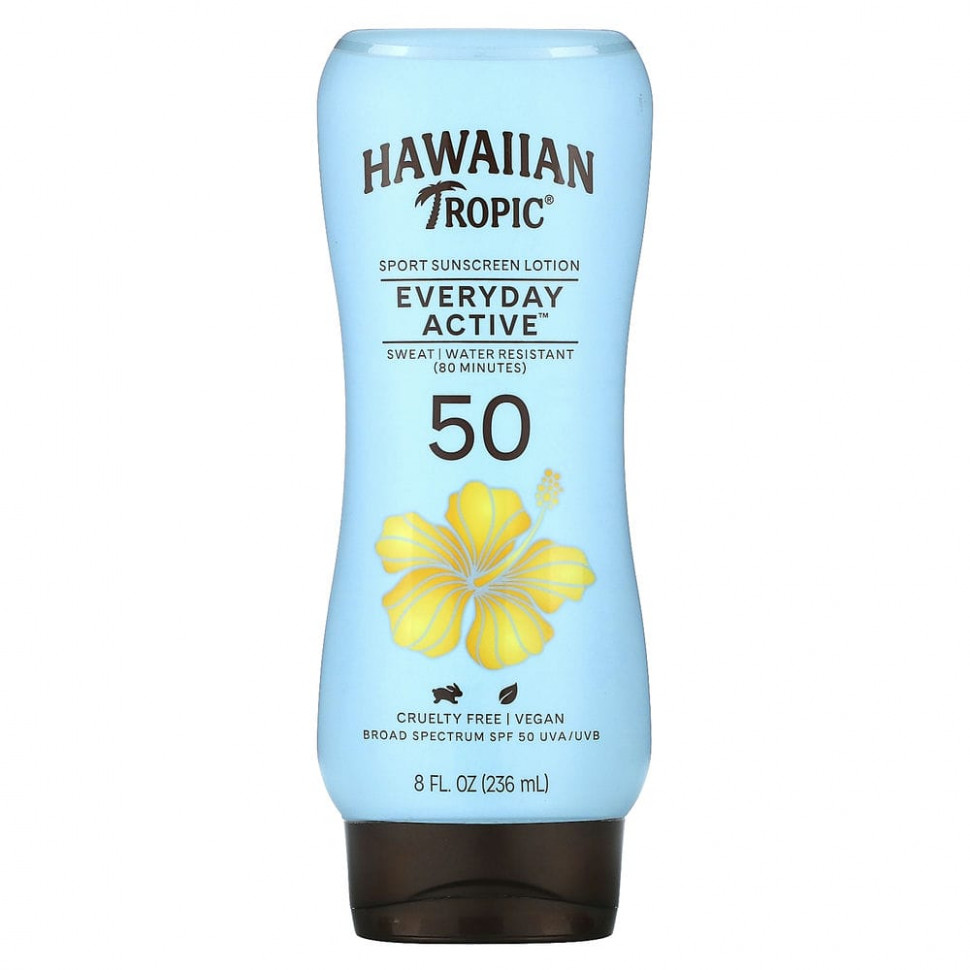   Hawaiian Tropic, Island Sport,      , SPF 50,   , 236    -     , -  