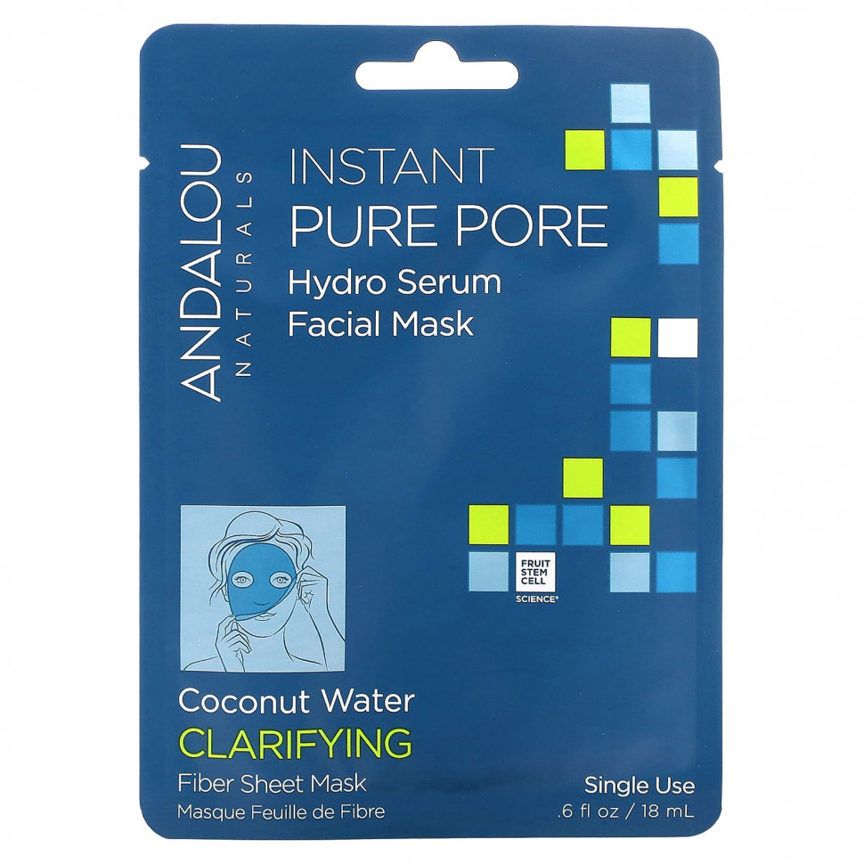   Andalou Naturals, Instant Pure Pore,     Hydro Serum, 1  , 18  (0,6 . )   -     , -  