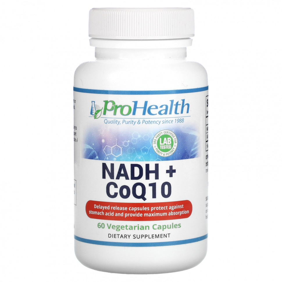   ProHealth Longevity, NADH + CoQ10`` 60     -     , -,   